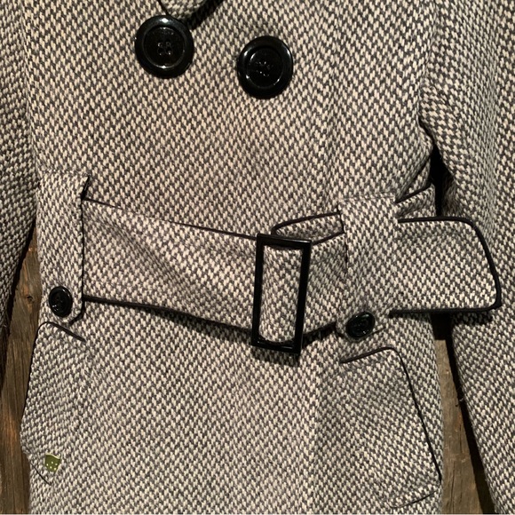 Icone Wool Blend Double Breasted PeaCoat - Picture 3 of 16